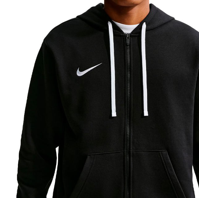 Jaqueta Nike Park Fleece Masculina Dri-FIT Preta vista frontal
